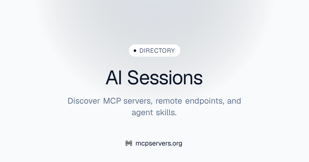 AI Sessions MCP Server | Awesome MCP Servers
