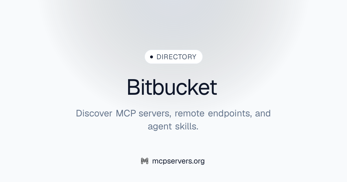 Bitbucket MCP Server | Awesome MCP Servers