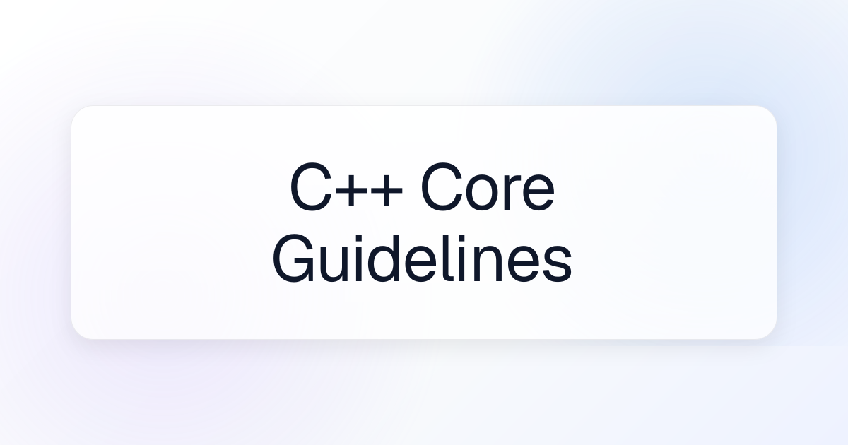 C Core Guidelines MCP Server | Awesome MCP Servers