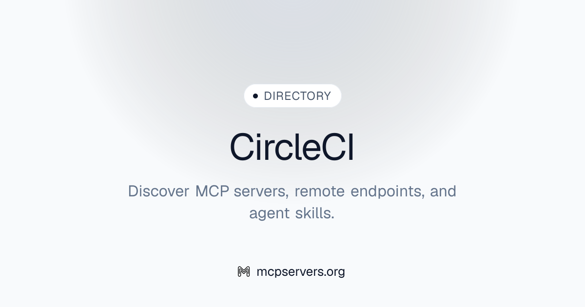Official Circle CI MCP Server | Awesome MCP Servers