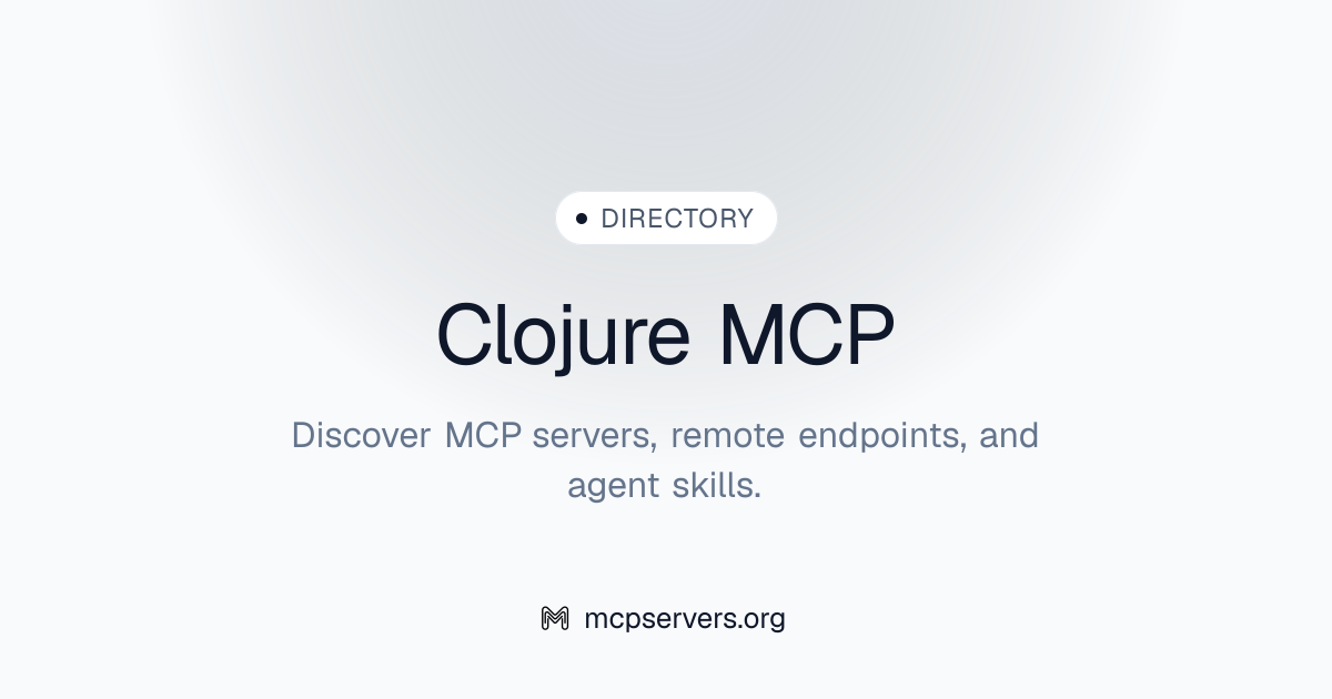 Clojure MCP Server | Awesome MCP Servers
