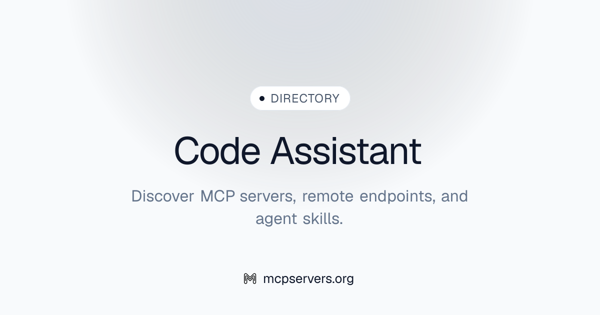 Code Assistant MCP Server | Awesome MCP Servers