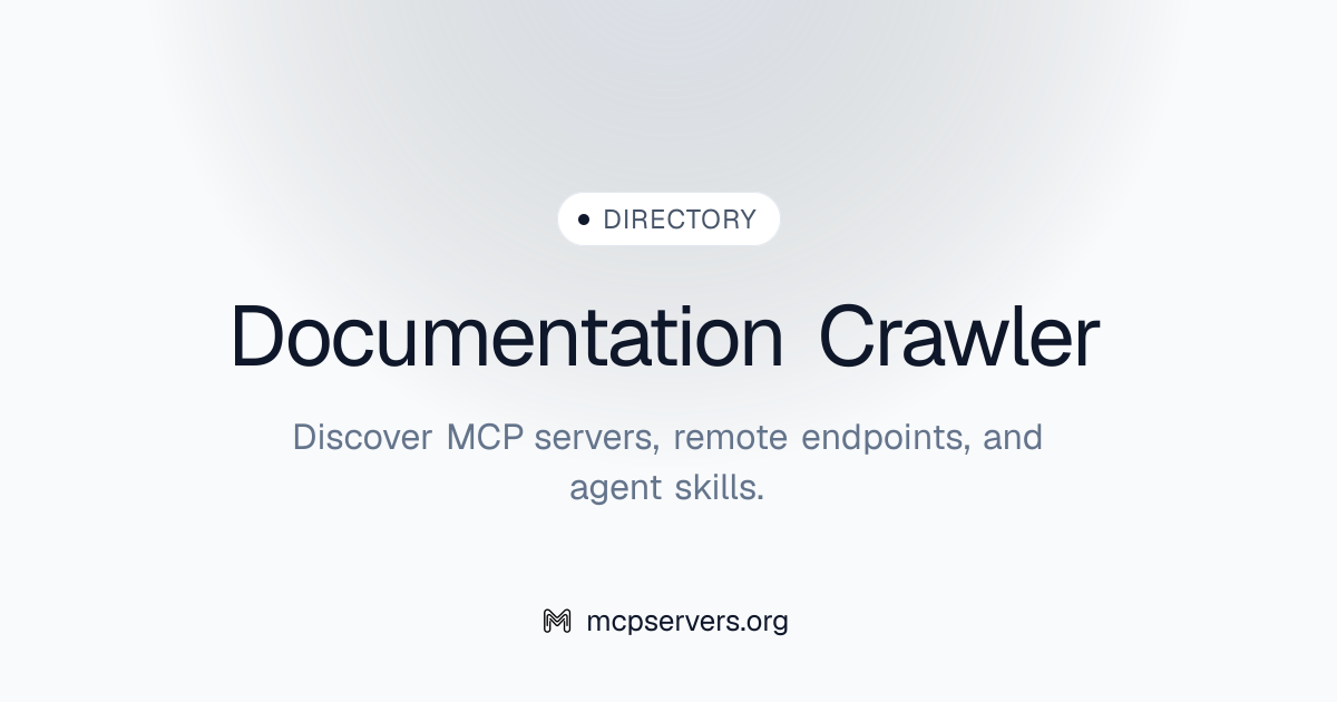 Documentation Crawler MCP Server | Awesome MCP Servers
