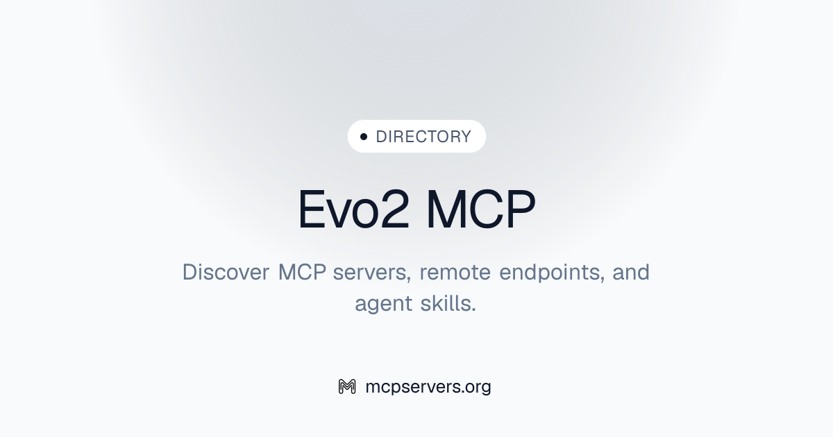 Evo2 MCP Server | Awesome MCP Servers