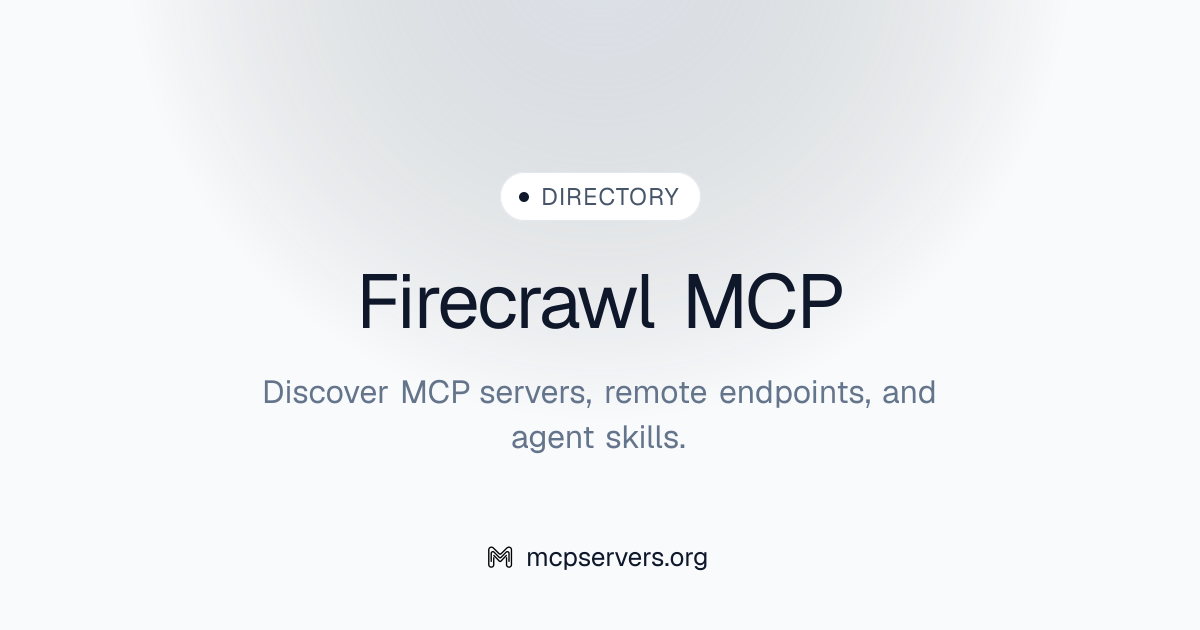 Official Firecrawl MCP Server | Awesome MCP Servers