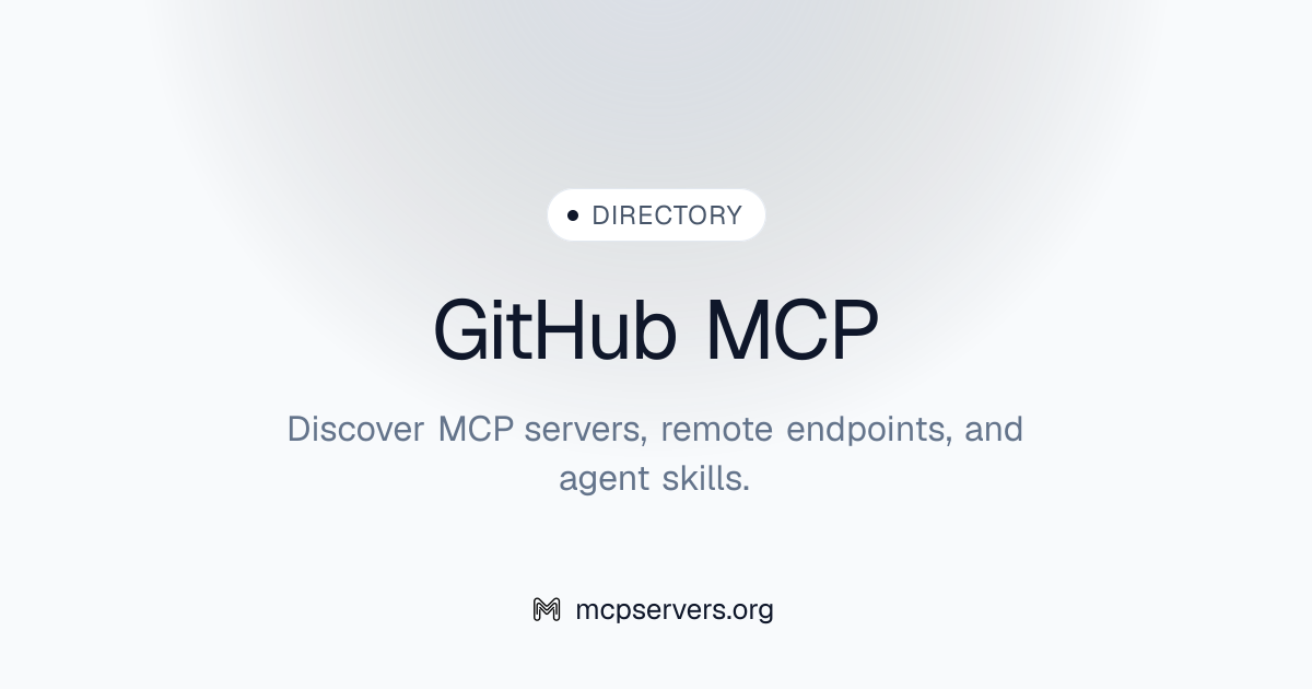 Official Git Hub MCP Server | Awesome MCP Servers