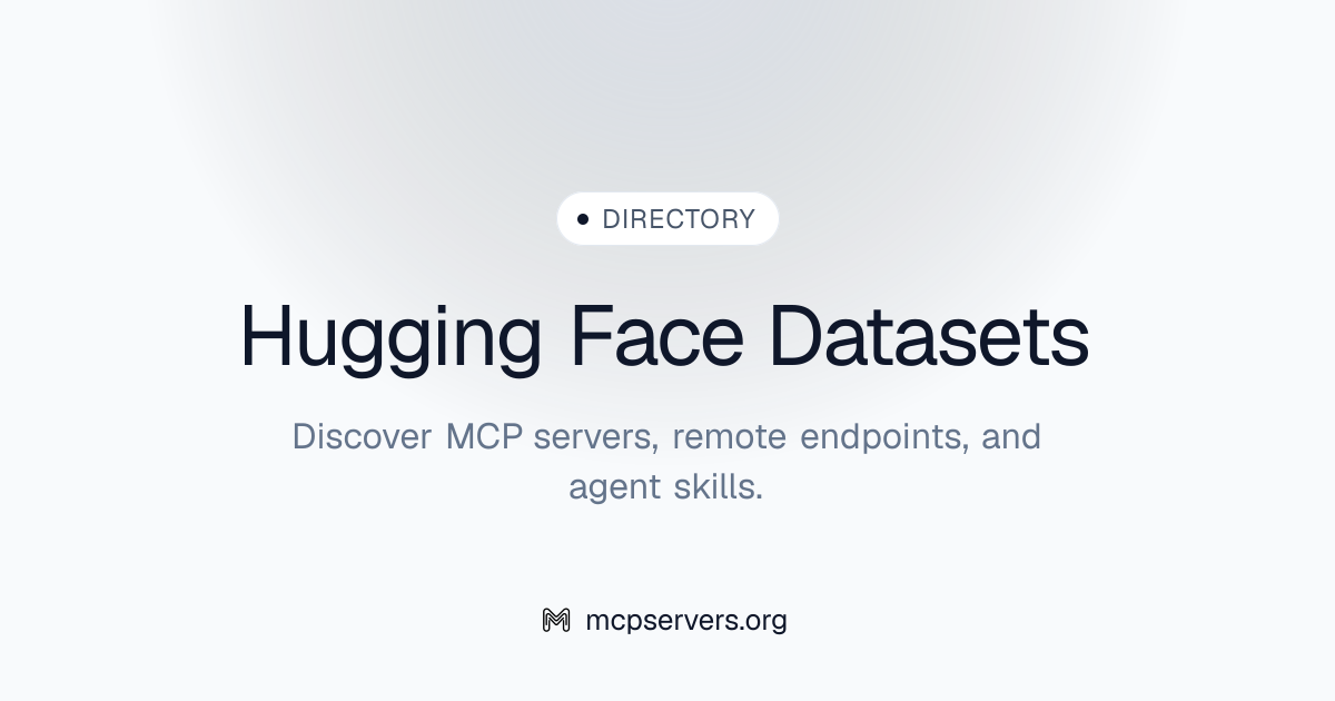 Hugging Face Datasets | Agent Skills Library
