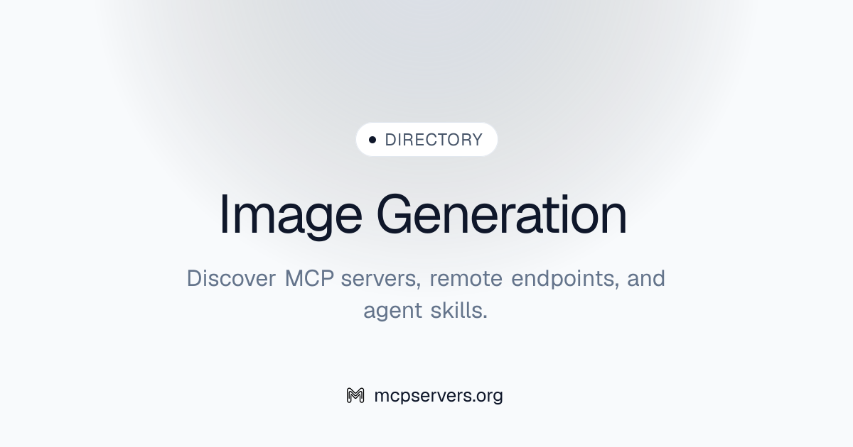 Image Generation MCP Server | Awesome MCP Servers