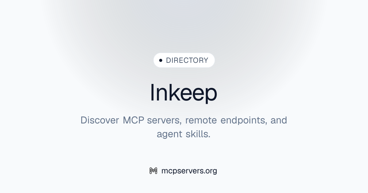 Official Inkeep MCP Server | Awesome MCP Servers