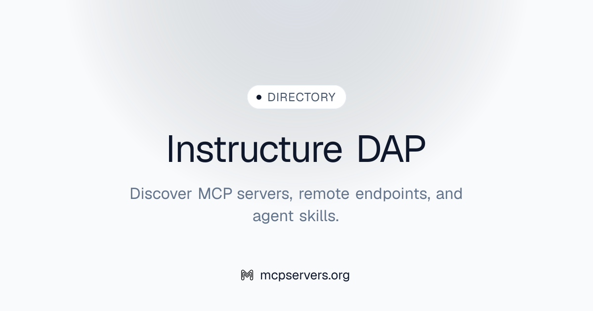Instructure DAP MCP Server | Awesome MCP Servers