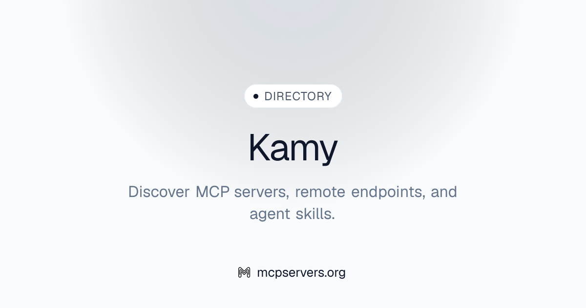 Kamy | Awesome MCP Servers