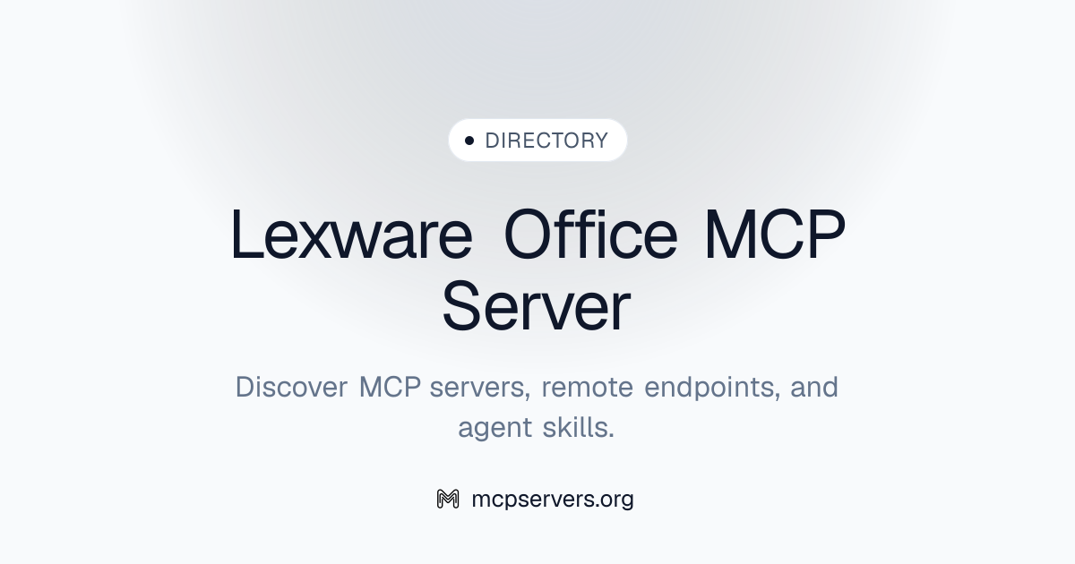 Lexware Office MCP Server | Awesome MCP Servers