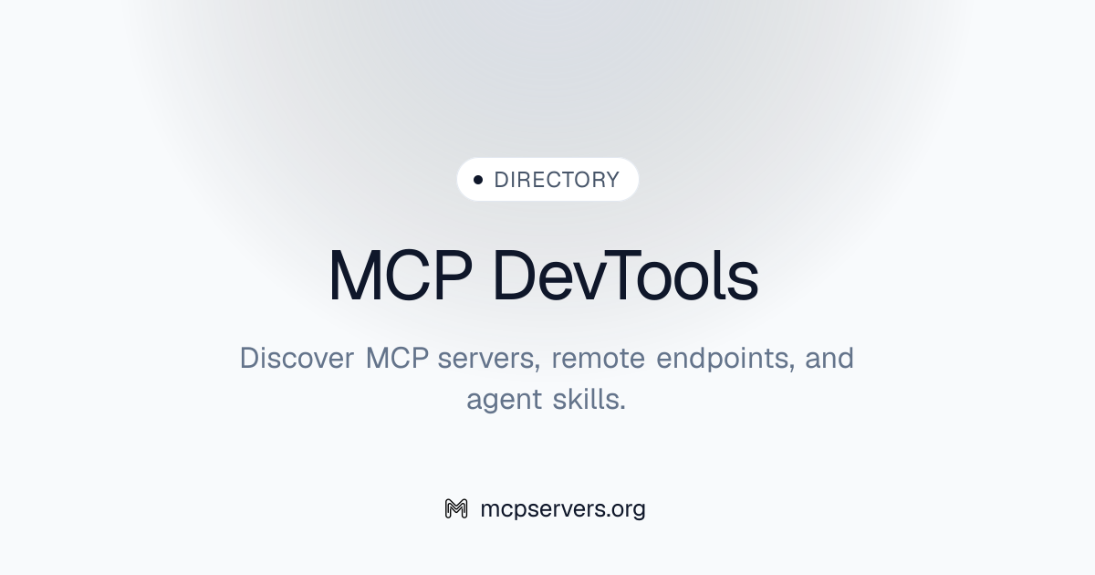 MCP DevTools Server | Awesome MCP Servers