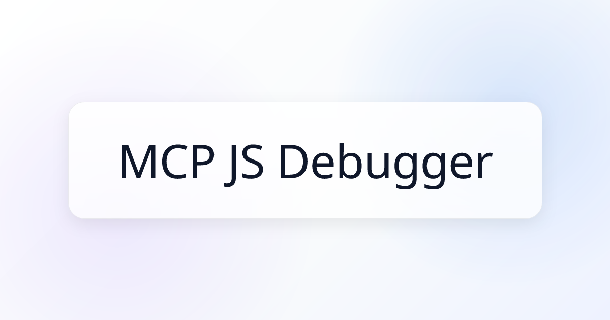 JS Debugger MCP Server | Awesome MCP Servers