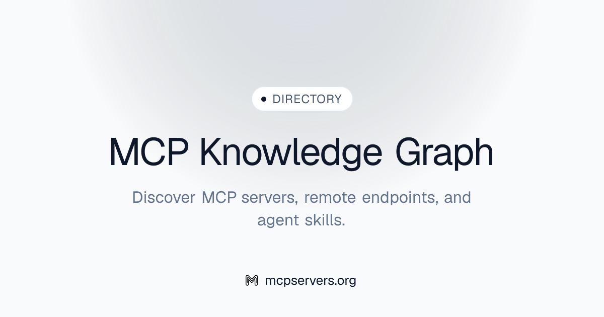 Knowledge Graph MCP Server | Awesome MCP Servers