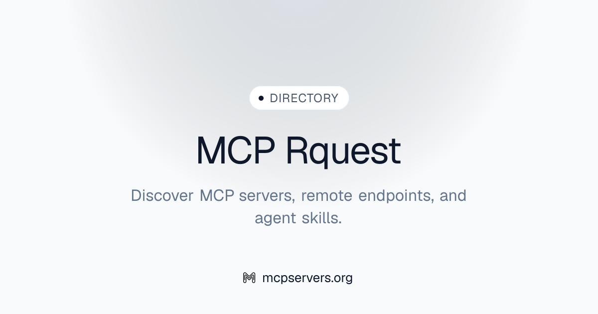 Rquest MCP Server | Awesome MCP Servers