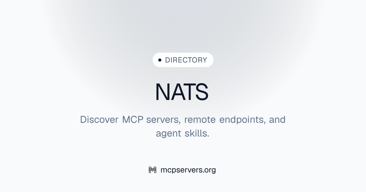 NATS MCP Server | Awesome MCP Servers