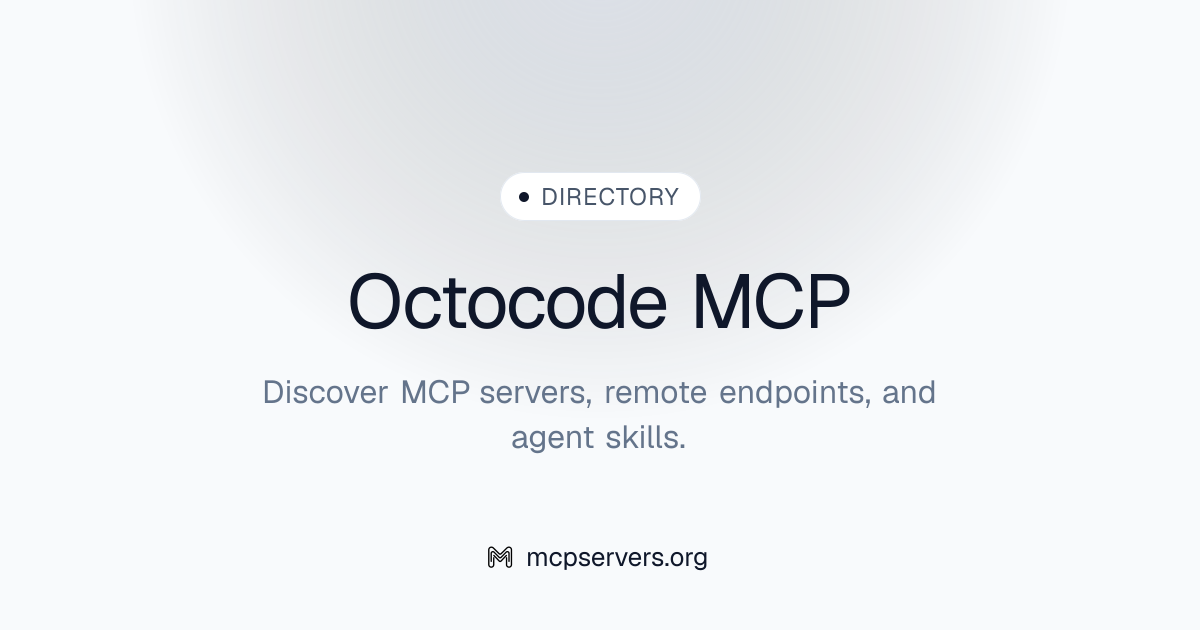 Octocode MCP | Awesome MCP Servers