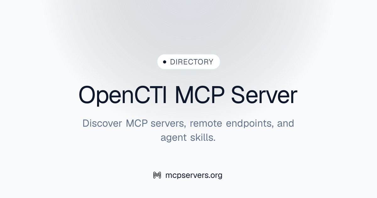 Open CTI MCP Server | Awesome MCP Servers