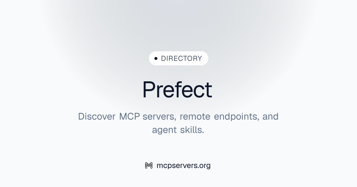Prefect MCP Server | Awesome MCP Servers