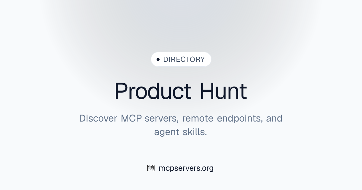 Product Hunt MCP Server | Awesome MCP Servers
