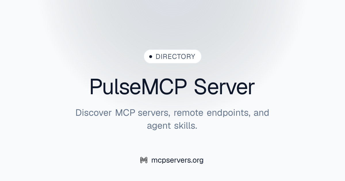 Pulse MCP Server | Awesome MCP Servers