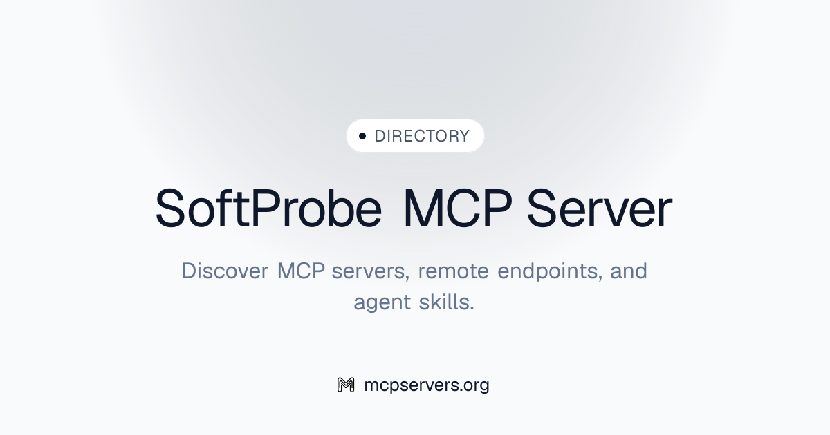 Soft Probe MCP Server | Awesome MCP Servers