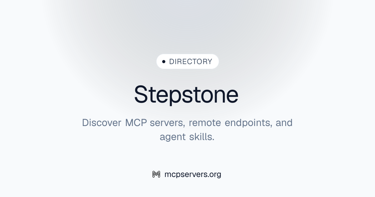Stepstone MCP Server | Awesome MCP Servers