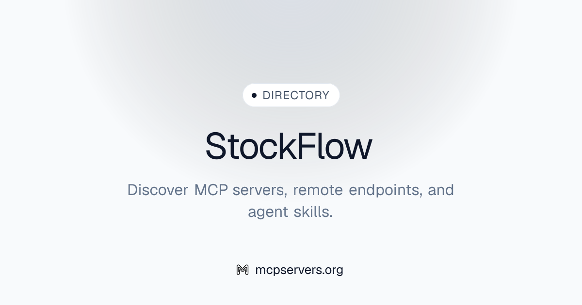 Stock Flow MCP Server | Awesome MCP Servers