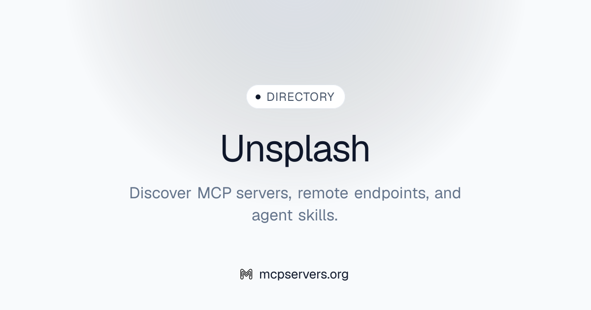 Unsplash MCP Server | Awesome MCP Servers