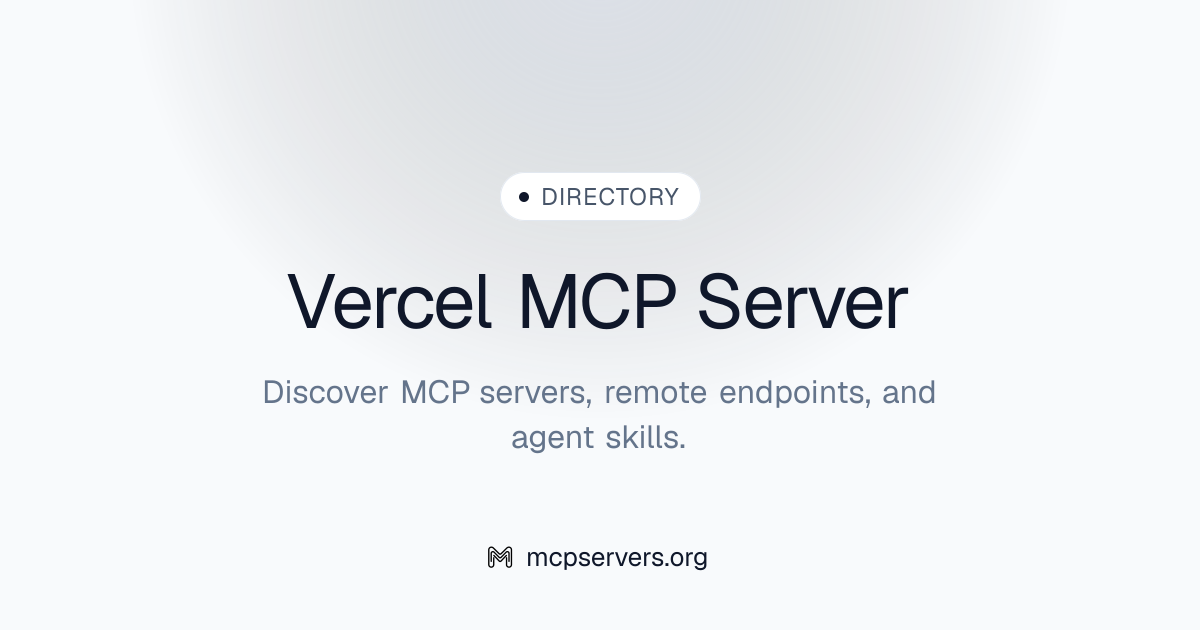 Vercel MCP Server | Awesome MCP Servers