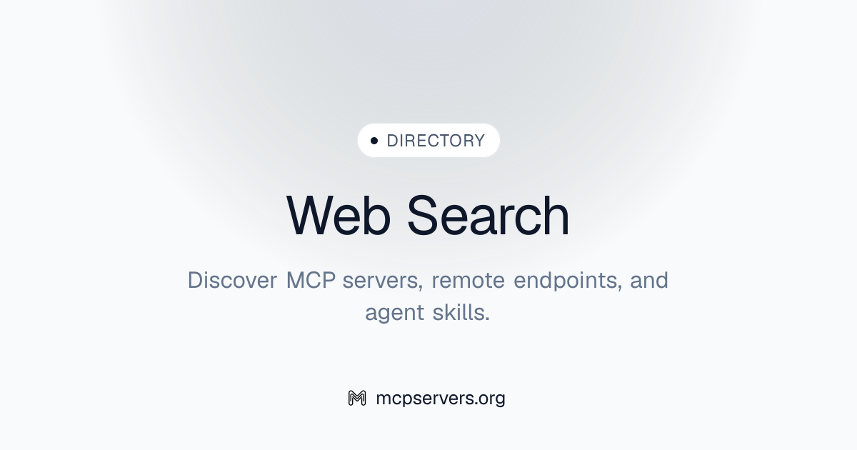 Web Search MCP Server | Awesome MCP Servers