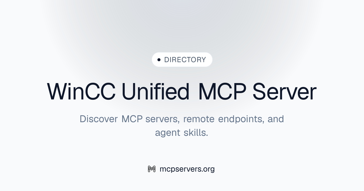 Win CC Unified MCP Server | Awesome MCP Servers