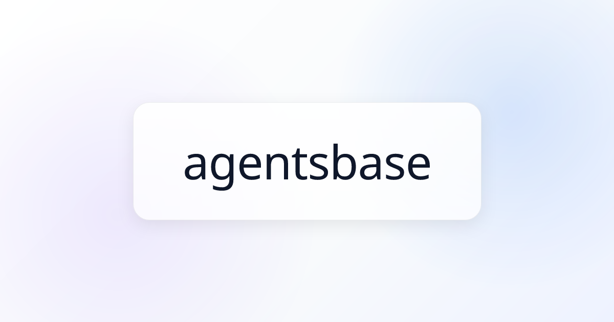 agentsbase | Awesome MCP Servers