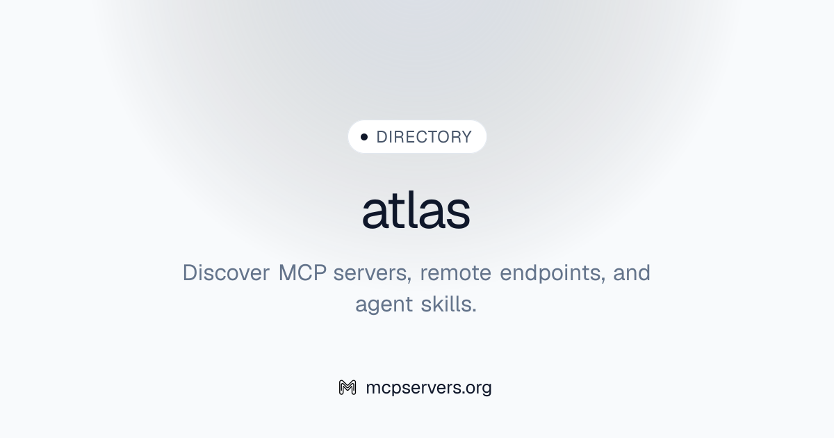 atlas | Agent Skills Library