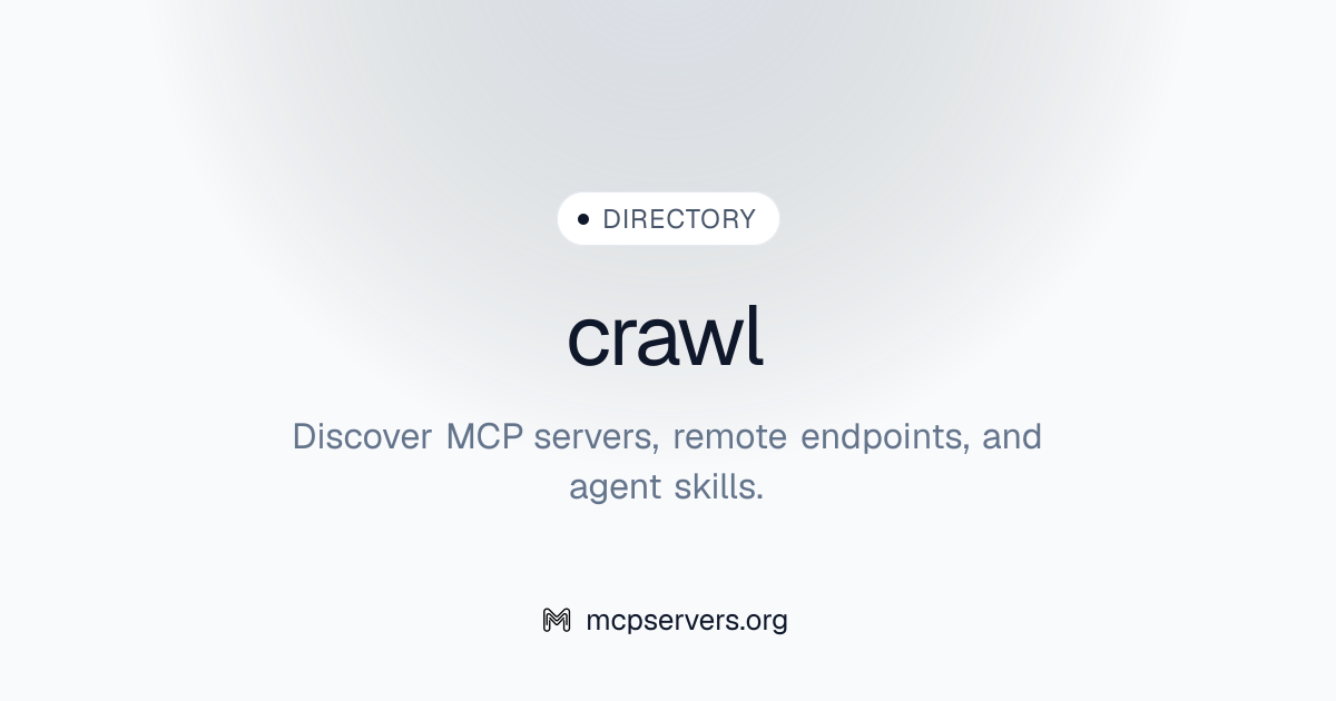 crawl | Agent Skills Library