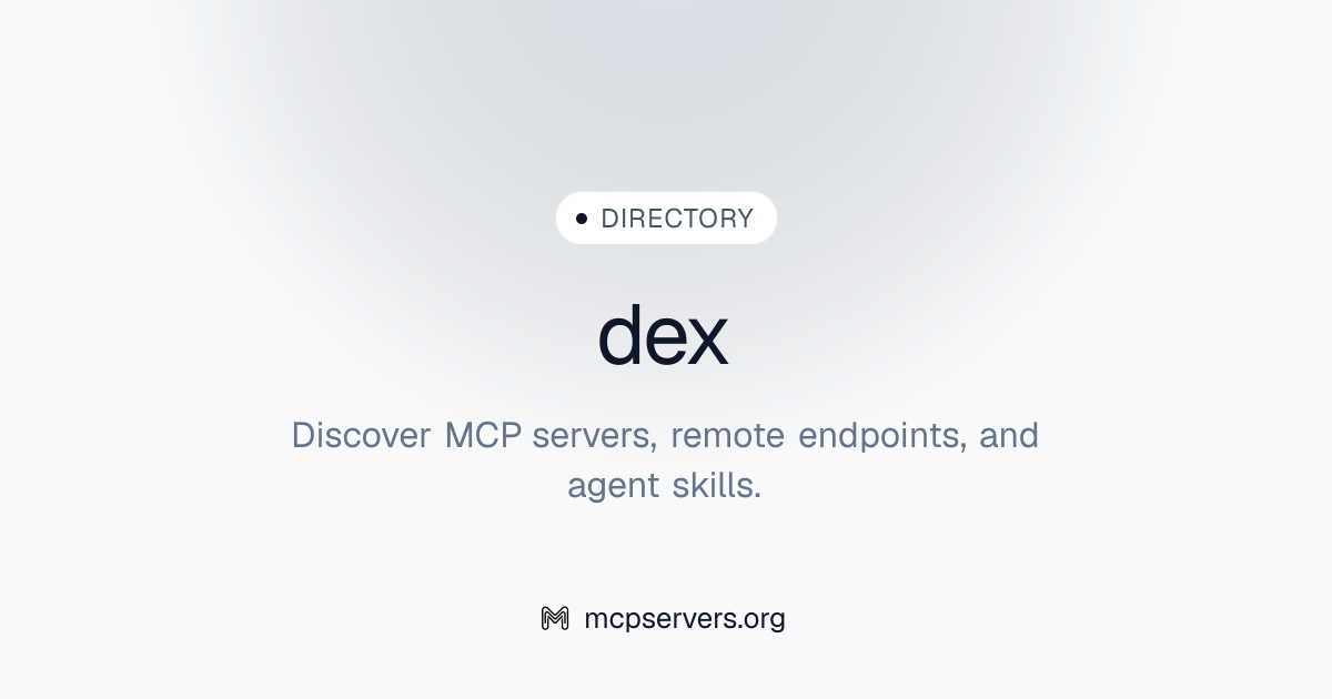 dex | Agent Skills Library
