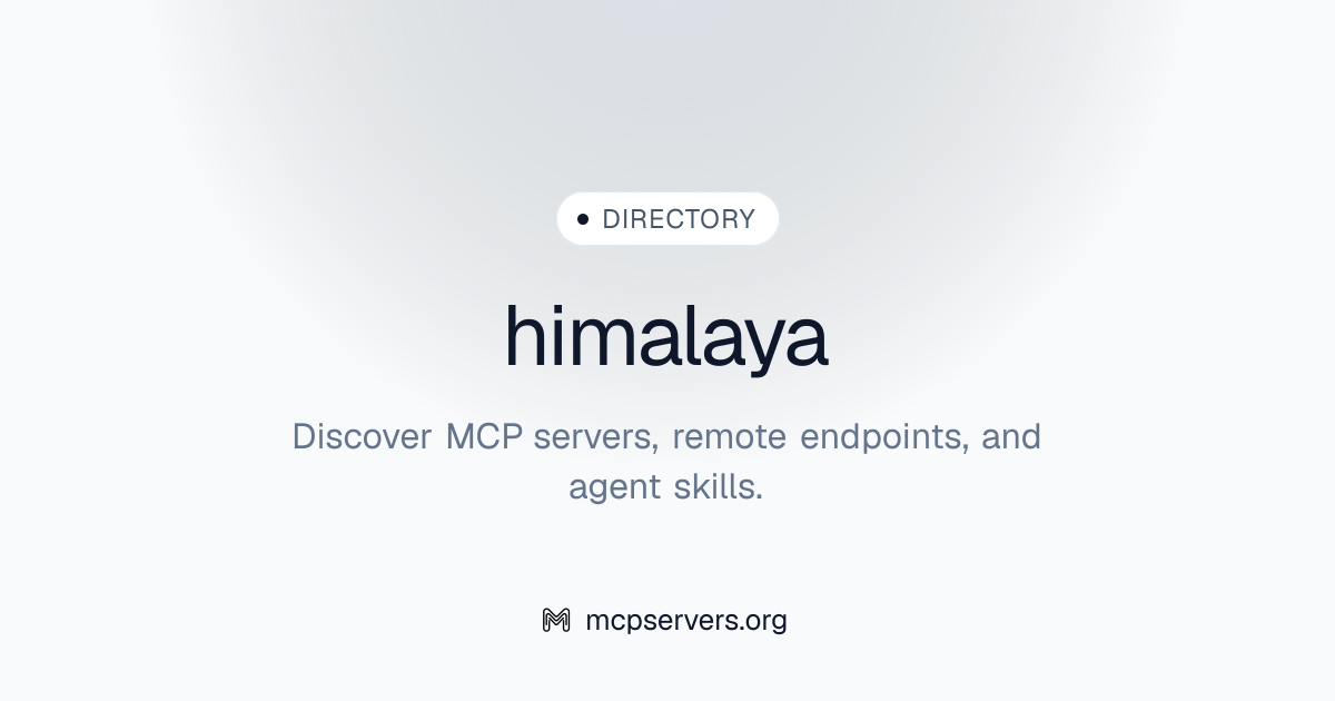himalaya | Agent Skills Library