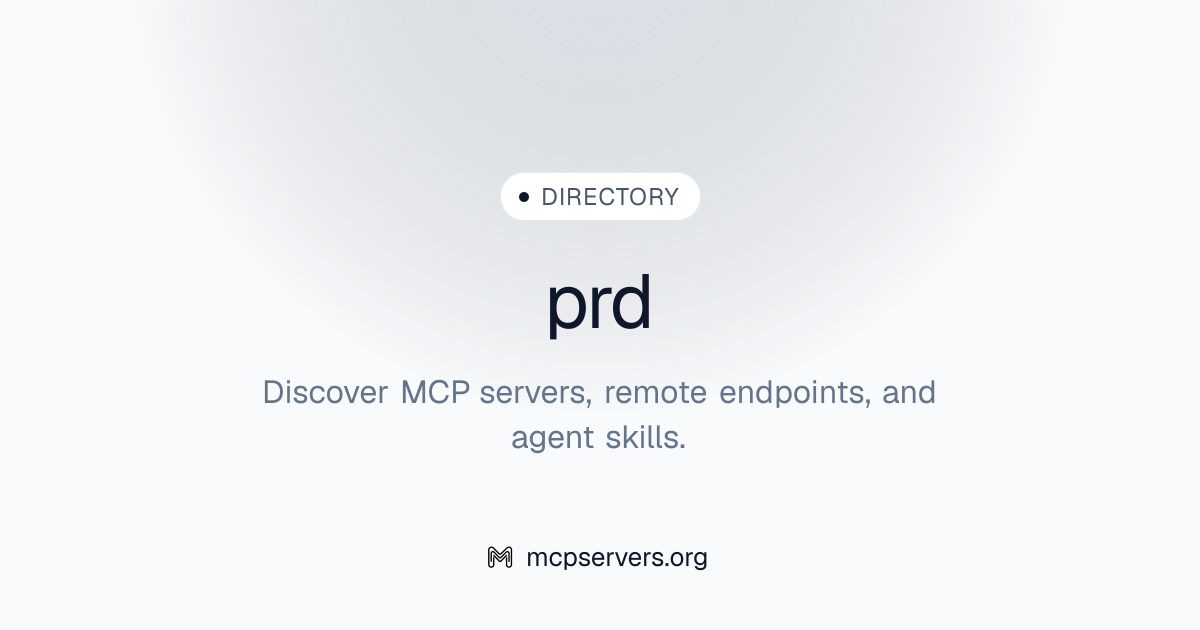 prd | Agent Skills Library