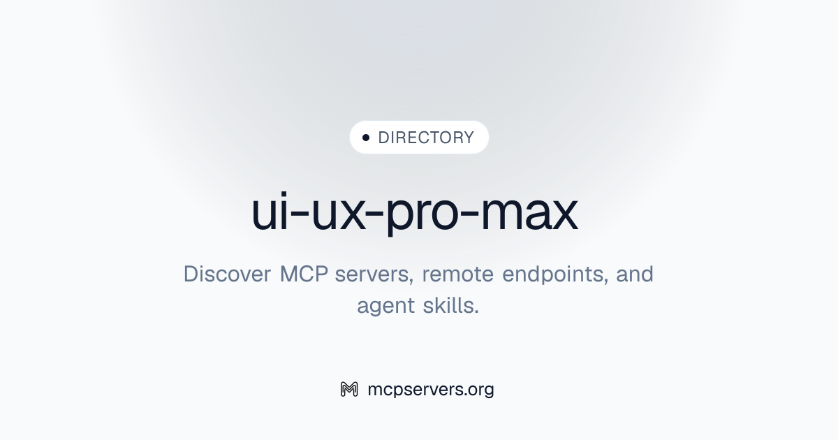 ui-ux-pro-max | Biblioteca de habilidades de agente