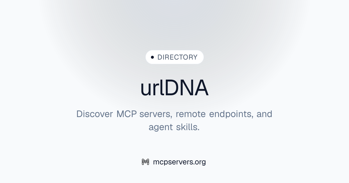 Official URL DNA MCP Server | Awesome MCP Servers