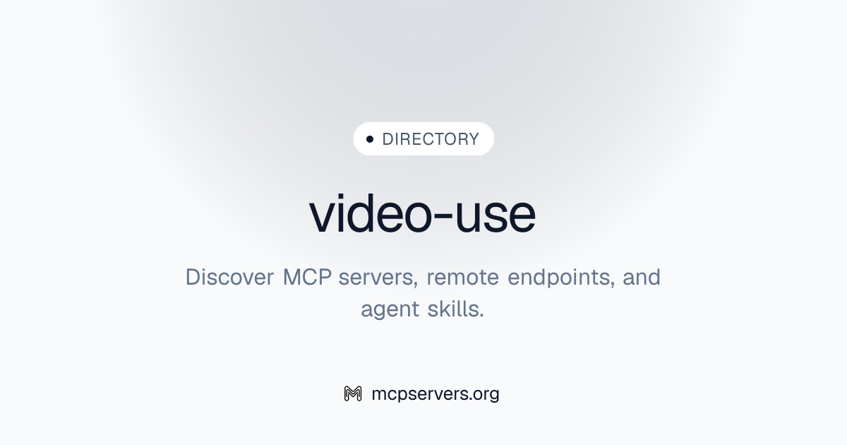 video-use | Agent Skills Library