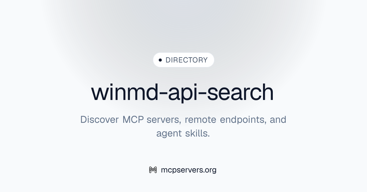 winmd-api-search | Agent Skills Library